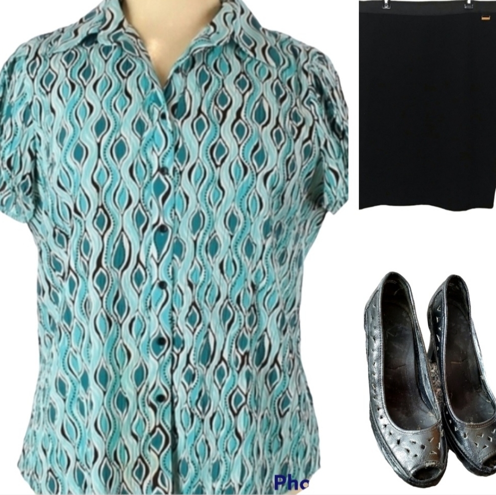 COMO Short Sleeve Blouse
